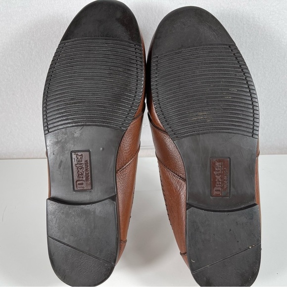 Dexter Shoes Mens 11M Brown Penny Loafers Leather Made In USA Dress Casual - Picture 7 of 10